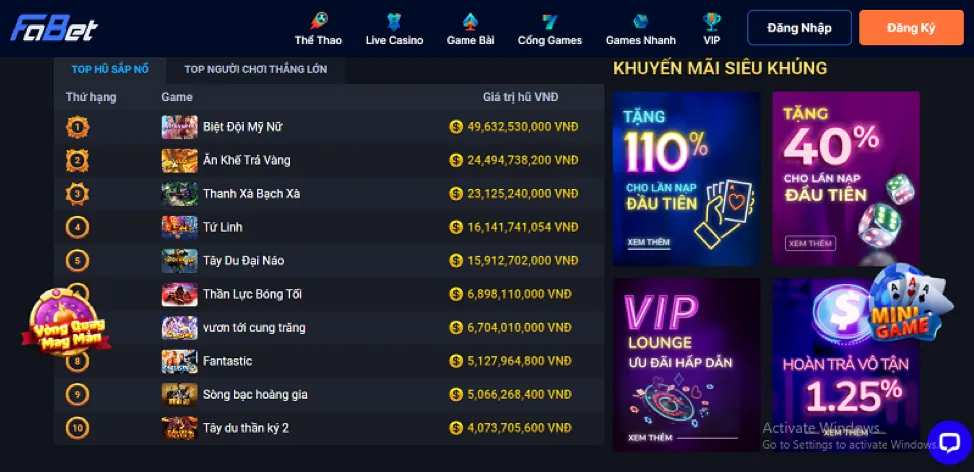 Tối Đa Hóa Tiền Thưởng Lode88
